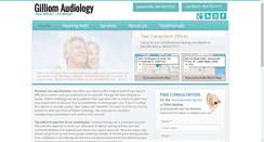 Desktop Screenshot of gilliomaudiology.com